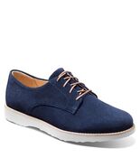 Samuel Hubbard Women's Free 2.0 Lace Up Suede Oxford Navy Size 5.5 - $128.69