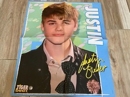 Selena Gomez Justin Bieber teen magazine poster clipping Bop Tiger Beat Pop Star - £3.99 GBP