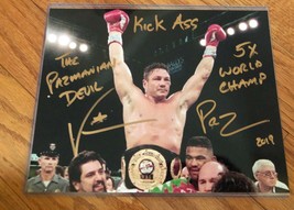 8x10 Vinny Paz the Pazmanian Devil  SIGNED AUTHENTIC AUTOGRAPHED PHOTO - $59.39
