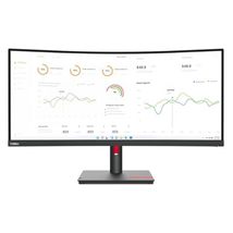 Lenovo ThinkVision T34w-30 34&quot; Class UW-QHD Curved Screen LCD Monitor - ... - $1,126.62