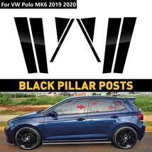 8PCS Car Pillar Posts Window Trim Cover Black For VW  MK6 2019 2020 Window Mirro - £41.29 GBP