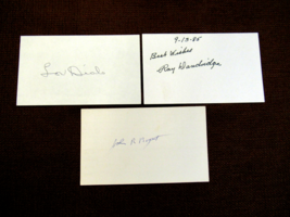 LOU DIALS RAY DANDRIDGE JOHN BOGART NEGRO LEAGUES SIGNED AUTO VTG 3X IND... - $39.59