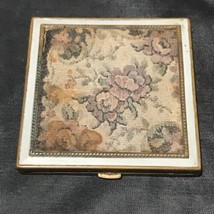 Vintage REX Fifth Avenue Compact Tapestry &amp; Enameled Top - $40.00