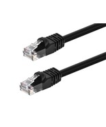 0.5FT 24AWG Cat5e 350MHz UTP Bare Copper Ethernet Network Cable - Black - $7.91