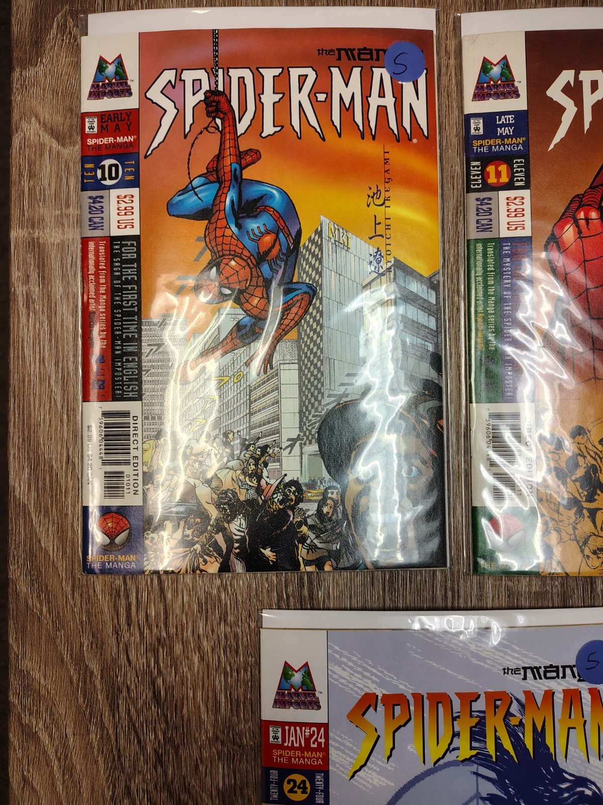 SPIDER-MAN: The MANGA (Marvel Imports) Lot of 11 issues(3-6, 8-12, 24, 25) Item image 12