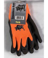 Brahma Quality WA1403A Orange General Purpose Tek Latex Palm Gloves Large - £23.70 GBP