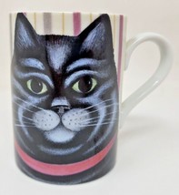 VTG Dept 56 Kitty Cat Lovers Coffee Cup Mug Ashley Cat on Mat Martin Leman w2 - £10.38 GBP