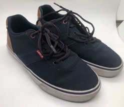 Kids Boys&#39; Levi&#39;s Navy Blue Sneakers Shoes Size 4 Big Kids - £12.49 GBP