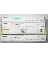 4 OEM Canon iRUNNER C5030,C5035,C5235 GPR-31 CMYK Toners (Open Magenta/B... - $257.40