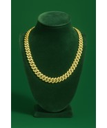 26 Inch Hip Hop Miami  Cuban Link Chain 18K  Gold Plated 16mm For Men An... - €32,36 EUR