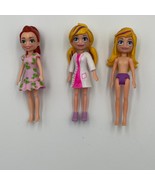 Polly Pocket 3 Dolls Figures - £12.93 GBP