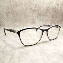 Sight Station Black White Floral Reading Glasses - Double Hinge - Camill... - $15.59