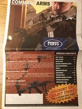 2006 Command Arms Catalog/ News Paper Tactical Gear, Buttstocks, Rail Sy... - $3.60