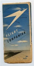 B O A C British Overseas Airways Corporation 1940&#39;s Flight Companion Fol... - £30.95 GBP