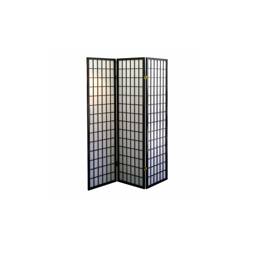 Ore Furniture 3-Panel Room Divider - Black - $133.21