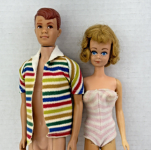 Vintage Barbie Doll Friends 1963 Midge #860 Japan 1964 Allan #1000 Hawthorne CA - £53.40 GBP