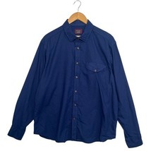 UNTUCKit Shirt Mens 2XL Blue Long Sleeve Button Up Business Casual Offic... - $25.73