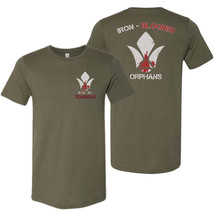 Gundam &quot;Iron Blooded Orphans&quot; Tekkadan Logo Front and Back Graphic T-Shirt - £19.97 GBP+