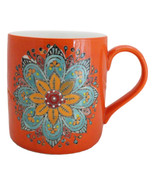 Orange Svadhishthana Sacral Chakra Zen Flower Of Life Mandala Circle Cer... - $24.66 CAD