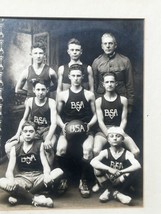 1915 BSA Basketball Team Photo Photograph Boy Scouts of America 16 X 13&quot; Framed - £91.69 GBP