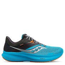 Saucony men&#39;s ride 16 running shoes - medium width in Agave/Basalt - size 8 - £79.85 GBP