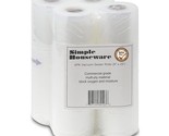 Simplehouseware Vacuum Sealer Bags 8&#39;&#39; X 25&#39; Sous Vide Bag Roll, 4-Pack - $37.99