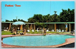 Poolside Sands Motel Dalhart Texas TX UNP Unused Chrome Postcard C16 - £5.39 GBP