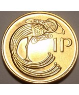 Ireland Penny, 1980 Gem Unc~Irish Harp~Bird From The Book Of Kells - $4.52