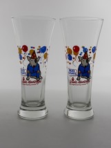 Vintage Bud Light Beer Spuds MacKenzie Dog Pilsner Bar Glasses Man Cave - £15.71 GBP