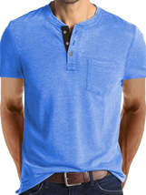 Bold Basic Tee: Mens Solid Color Casual Short-sleeved Shirt - £23.10 GBP