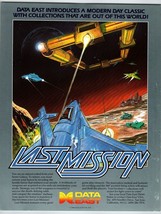 Last Mission Arcade Flyer 1986 Original Retro Video Game Art Vintage Alien Ships - £10.43 GBP