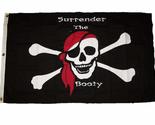 AES 100% Cotton 3x5 Embroidered Sewn JR Pirate Surrender Booty Flag 3&#39;x5&#39; - $68.88
