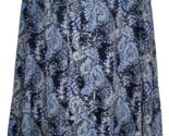 Joie Womens Blouse Top Shirt Size XL Blue Artsy Paisley Boho Peasant Lon... - $14.99