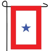 Blue Star Service Banner Garden Banner/Flag 12&#39;&#39;X18&#39;&#39; Sleeved Poly - Party Decor - £18.52 GBP