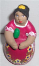 Hand Made, Hand Painted Mexican Native Woman Pottery Collectible Ceramic - $34.99