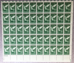 USPS Full Stamp Sheet Everglades national Park 3 cent 1947 - $15.00