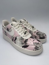 Authenticity Guarantee 
Nike Air Force 1 Low Floral Pink Grey Sneakers W... - £148.39 GBP