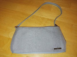 EASY SPIRIT SMALL SHORT STRAP PURSE-NWOT-ZIP TOP-WOVEN MAN MADE MATERIAL... - £8.97 GBP