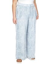 Michael Kors Womens Wide Leg Printed Trousers Relaxed Casual Pants, 2X - $19.00