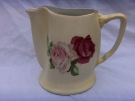 Vintage Antique Warwick China Pitcher With Roses - $24.70