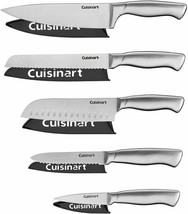 Cuisinart Elite Series 5 Piece Stainless German Steel Knife Set with Lif... - $49.49
