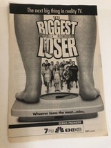 The Biggest Loser TV Guide Print Ad  TPA6 - £4.66 GBP