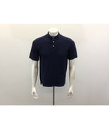 Croft &amp; Barrows Polo Shirt Men&#39;s Small Blue Cotton Short Sleeve  - $7.92