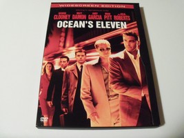 Ocean&#39;s Eleven DVD Widescreen George Clooney Brad Pitt Matt Damon Andy Garcia - £4.13 GBP