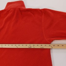 American Eagle Outfitters Mens M Orange Cotton Blend 1/4 Zip Pullover Sweatshirt image 11