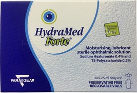 HydraMed Forte Eye Drops 30 x 0.5ml Daily Dose Units - $17.45