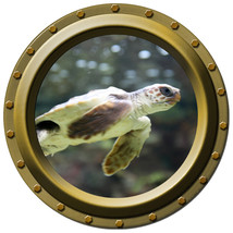 Baby Sea Turtle - Porthole Wall Decal - £11.22 GBP