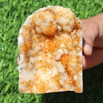 Citrine Geode cathedral crystal cluster - 3X3.7X4.5 Inch(2.26Lb) - £156.60 GBP
