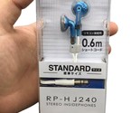 Panasonic RP-HJ240 Portable Earbud Headphones -Blue 0.6m - £20.56 GBP