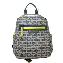 Juicy Couture LOLLIPOP  backpack gothic logo black and grey yellow nwt - £46.99 GBP